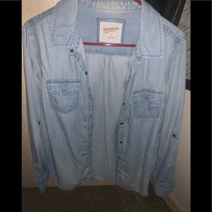 Denim button up